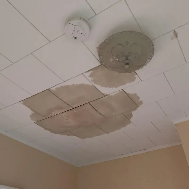 Ceiling Water Damage Repair in Montgomery County, NC