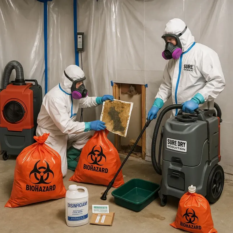 Contaminated Water Handling Protocols process in Montgomery County, NC