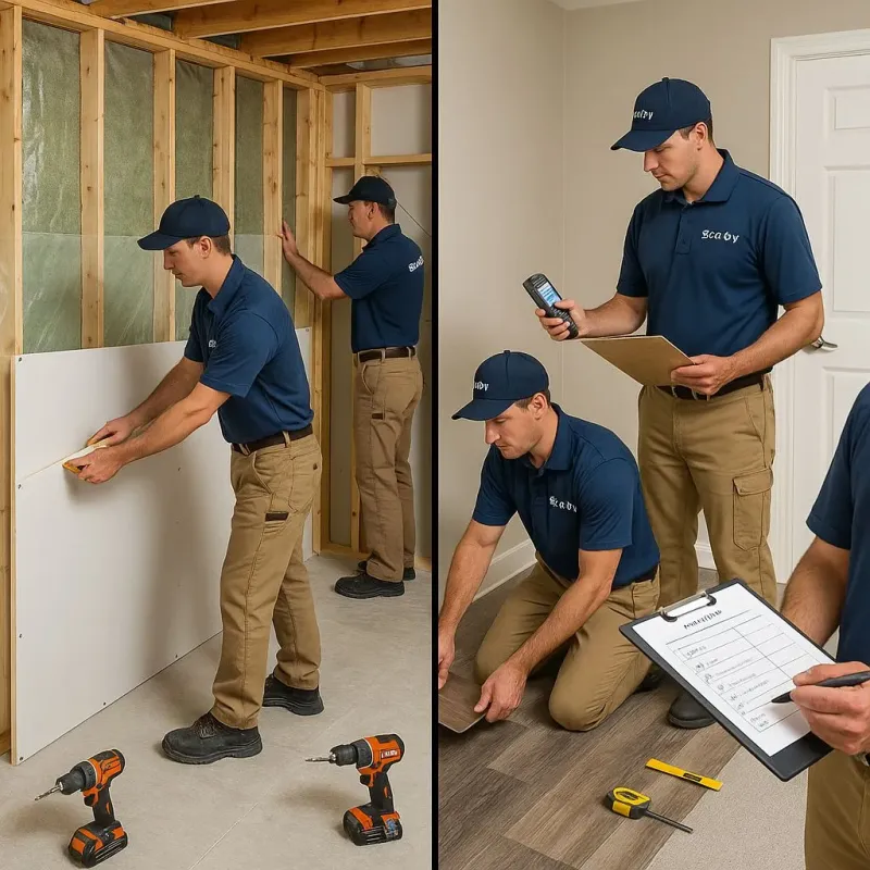 Repairs and Reconstruction process in Montgomery County, NC